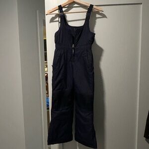 Dark Blue LL Bean Kid’s snow pants with Adjustable Straps